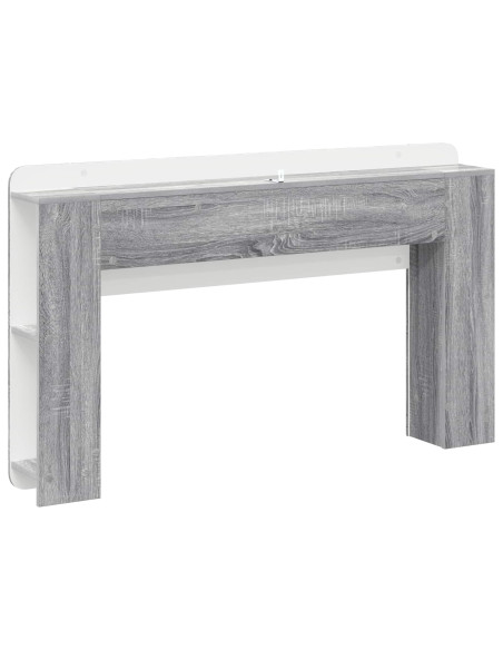 Testata del letto Grigio Sonoma Legno ingegnerizzato