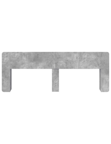 Testata del letto Grigio Cemento Legno ingegnerizzato