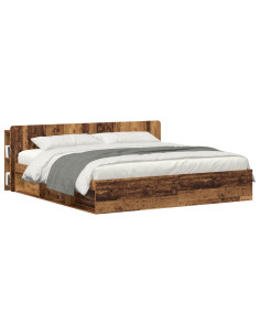 Testata del letto Legno antico Legno ingegnerizzato 2