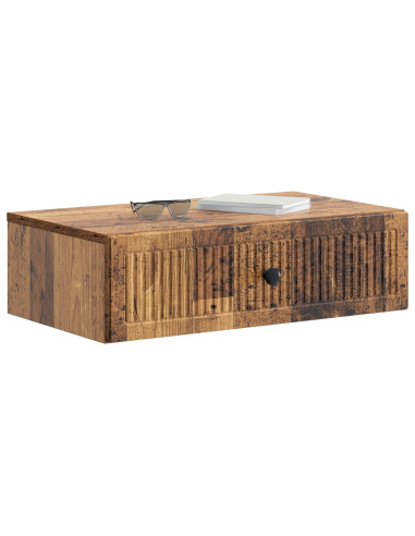 Tavolino da Parete Laterale Legno antico 59 x 34,5 x 17 cm