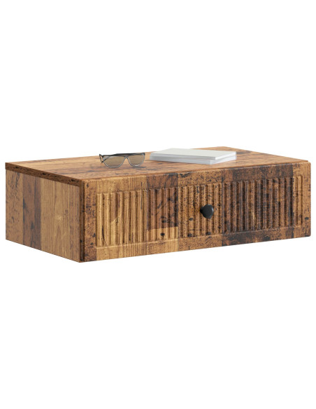 Tavolino da Parete Laterale Legno antico 59 x 34,5 x 17 cm