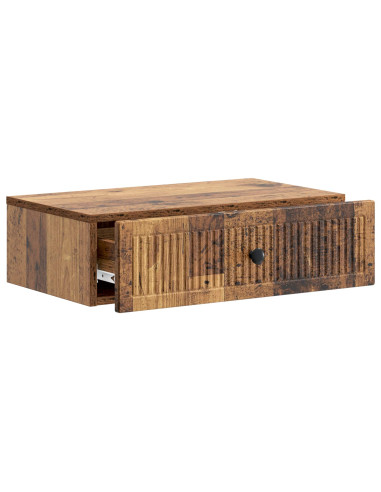 Tavolino da Parete Laterale Legno antico 59 x 34,5 x 17 cm