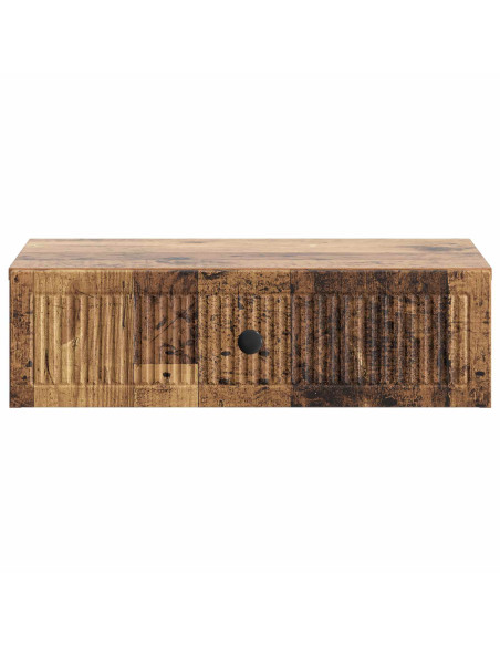 Tavolino da Parete Laterale Legno antico 59 x 34,5 x 17 cm
