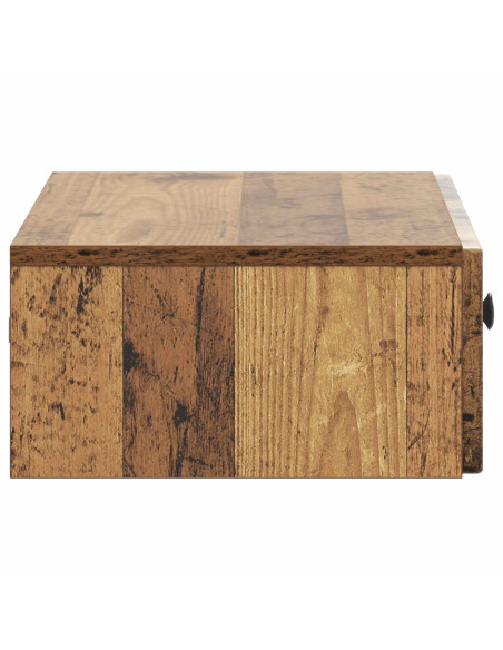 Tavolino da Parete Laterale Legno antico 59 x 34,5 x 17 cm