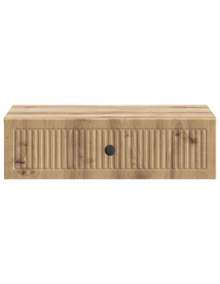 Tavolino da Parete Laterale Rovere Artigianale