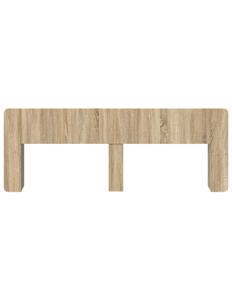 Testata del letto Rovere Sonoma Legno ingegnerizzato