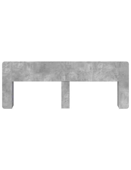 Testata del letto Grigio Cemento Legno ingegnerizzato