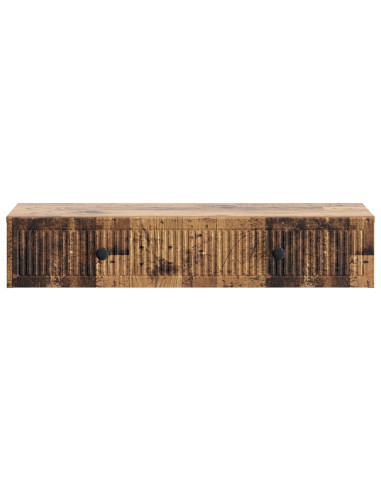 Tavolino da Parete Laterale Legno antico 87,5 x 34,5 x 17 cm