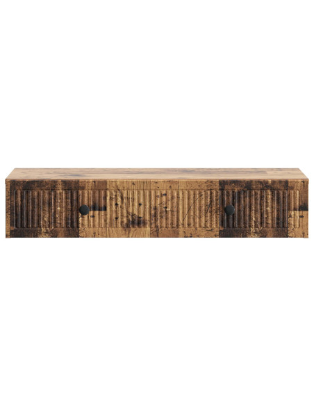 Tavolino da Parete Laterale Legno antico 87,5 x 34,5 x 17 cm