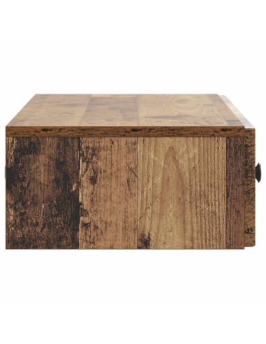 Tavolino da Parete Laterale Legno antico 87,5 x 34,5 x 17 cm