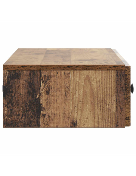 Tavolino da Parete Laterale Legno antico 87,5 x 34,5 x 17 cm