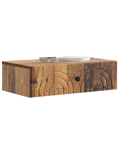 Tavolino da Parete Laterale Legno antico 59 x 34,5 x 17 cm