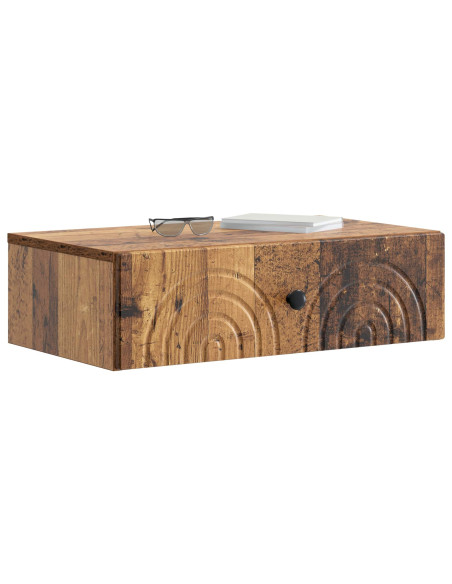 Tavolino da Parete Laterale Legno antico 59 x 34,5 x 17 cm
