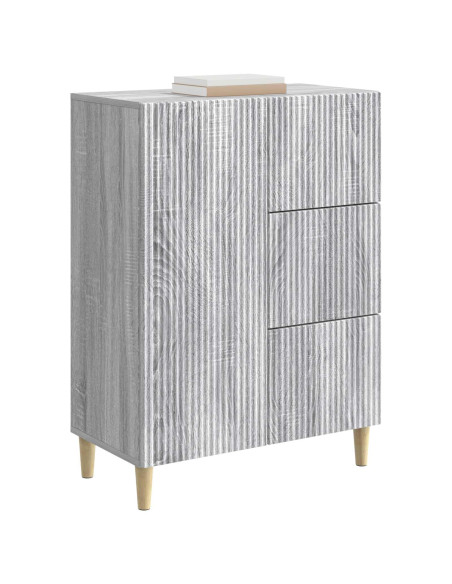 Credenza Grigio Sonoma 66 x 34,5 x 90 cm Legno ingegnerizzato