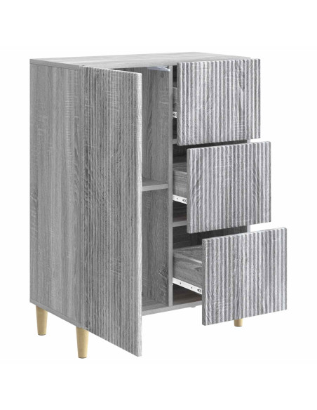 Credenza Grigio Sonoma 66 x 34,5 x 90 cm Legno ingegnerizzato