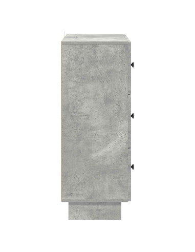 Mobile con Cassetti Grigio Cemento 66 x 34,5 x 90 cm