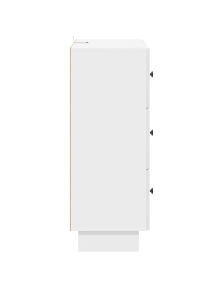 Mobile con Cassetti Bianco Lucido 66 x 34,5 x 90 cm