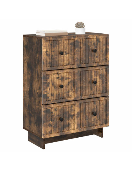Mobile con Cassetti Rovere Fumo 66 x 34,5 x 90 cm
