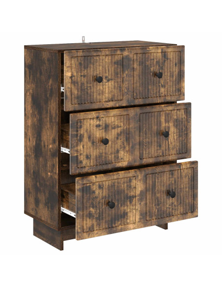Mobile con Cassetti Rovere Fumo 66 x 34,5 x 90 cm