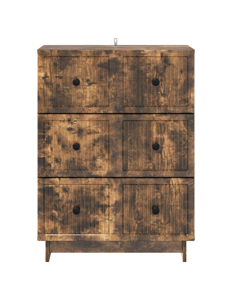 Mobile con Cassetti Rovere Fumo 66 x 34,5 x 90 cm