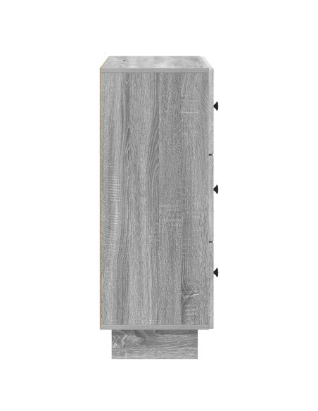 Mobile con Cassetti Grigio Sonoma 66 x 34,5 x 90 cm