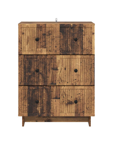 Mobile con Cassetti Legno antico 66 x 34,5 x 90 cm