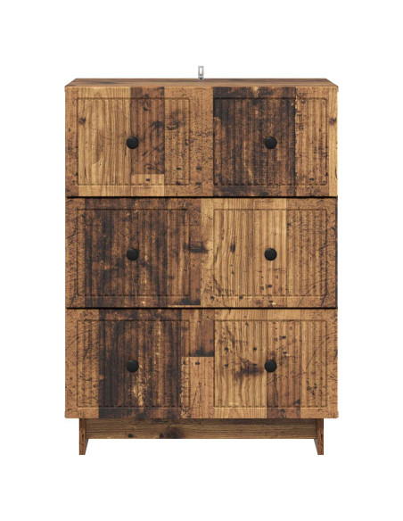 Mobile con Cassetti Legno antico 66 x 34,5 x 90 cm
