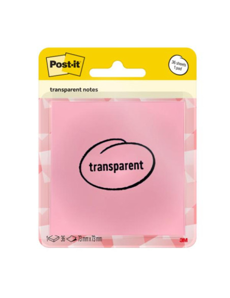 POST-IT TRANSPARENT PAPAYA FIZZ