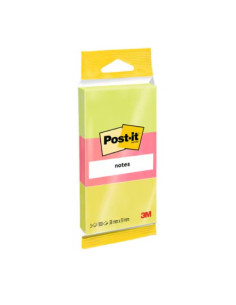 CF3 POST-IT 38X51MM NEON - BLISTER 2