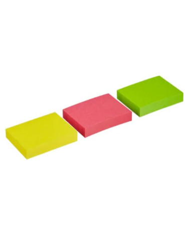 CF3 POST-IT 38X51MM NEON - BLISTER