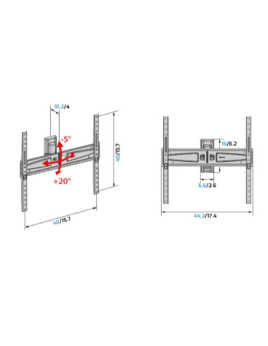 STAFFA MURO FLATSTYLE FTR 400