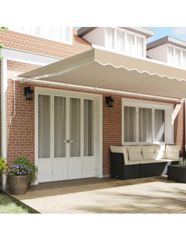 Telo di ricambio per tenda da sole Beige 580 x 345 cm