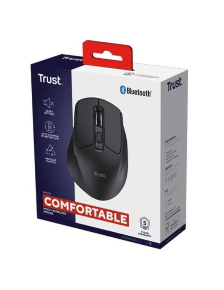 NIVEN COMFORT MULTI-WRLS MOUSE BLK