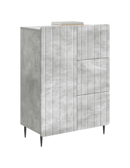 Credenza con cassetto Grigio Cemento 66 x 34,5 x 91,5 cm