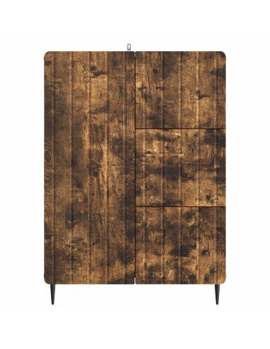 Credenza Rovere Fumo 66 x 34,5 x 91,5 cm Legno ingegnerizzato