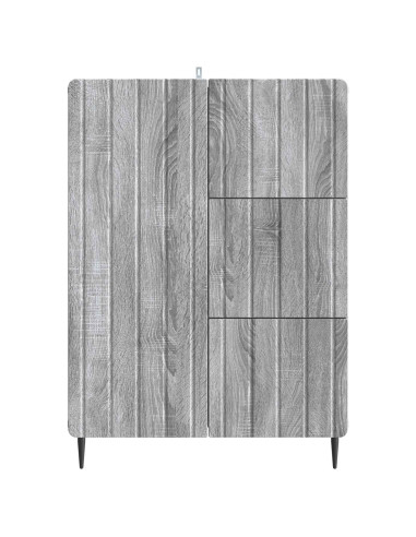 Credenza Grigio Sonoma 66 x 34,5 x 91,5 cm Legno ingegnerizzato