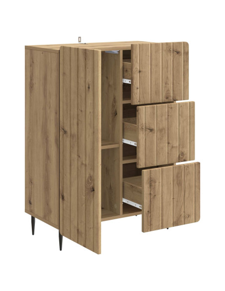 Credenza con cassetto Rovere Artigianale 66 x 34,5 x 91,5 cm