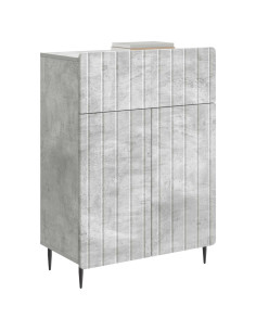 Credenza Grigio Cemento 66 x 34,5 x 92 cm Legno ingegnerizzato 2