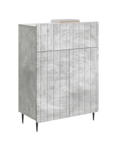 Credenza Grigio Cemento 66 x 34,5 x 92 cm Legno ingegnerizzato