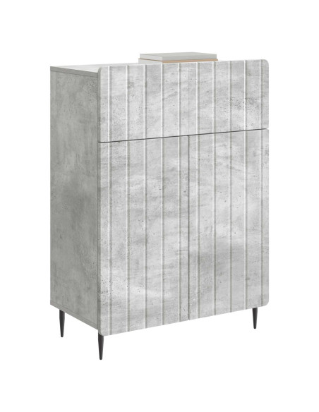 Credenza Grigio Cemento 66 x 34,5 x 92 cm Legno ingegnerizzato