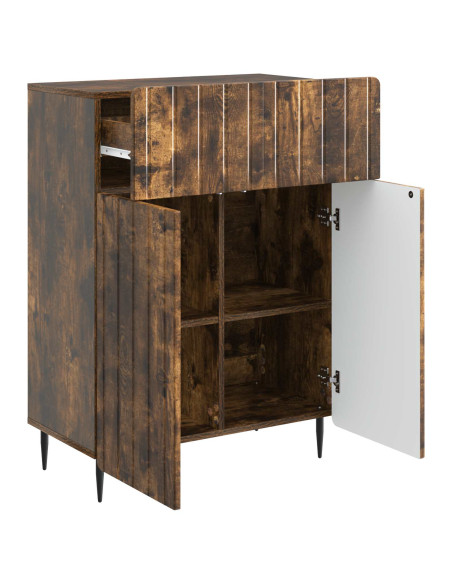 Credenza Rovere Fumo 66 x 34,5 x 92 cm Legno ingegnerizzato