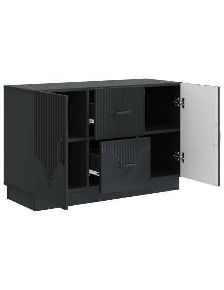 Credenza Nero 89 x 34,5 x 57 cm Legno ingegnerizzato