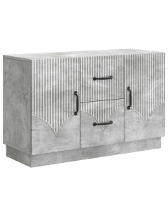 Credenza Grigio Cemento 89 x 34,5 x 57 cm Legno ingegnerizzato 2