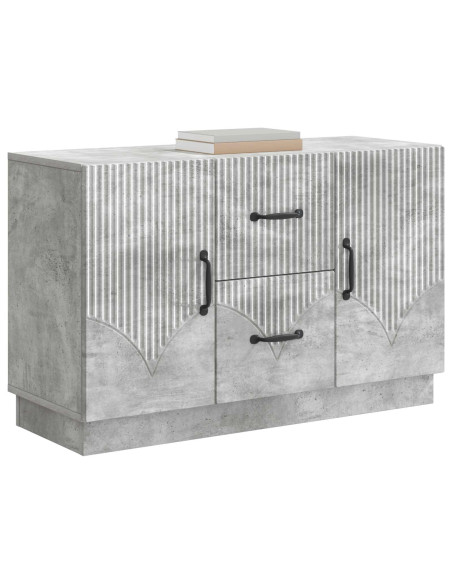 Credenza Grigio Cemento 89 x 34,5 x 57 cm Legno ingegnerizzato