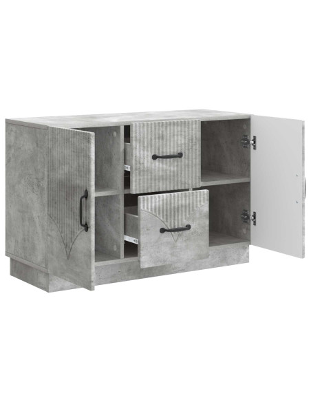 Credenza Grigio Cemento 89 x 34,5 x 57 cm Legno ingegnerizzato