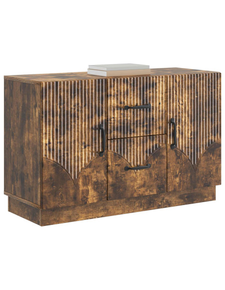 Credenza Rovere Fumo 89 x 34,5 x 57 cm Legno ingegnerizzato