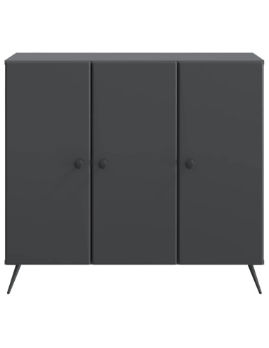 Credenza Nero 89 x 34,5 x 80 cm Legno ingegnerizzato