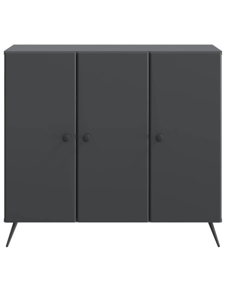 Credenza Nero 89 x 34,5 x 80 cm Legno ingegnerizzato