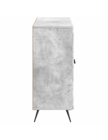 Credenza Grigio Cemento 89 x 34,5 x 80 cm Legno ingegnerizzato