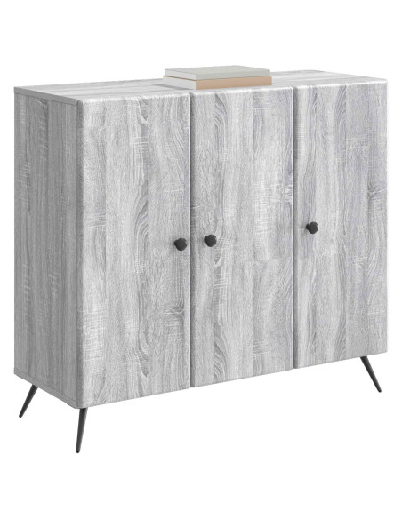 Credenza Grigio Sonoma 89 x 34,5 x 80 cm Legno ingegnerizzato